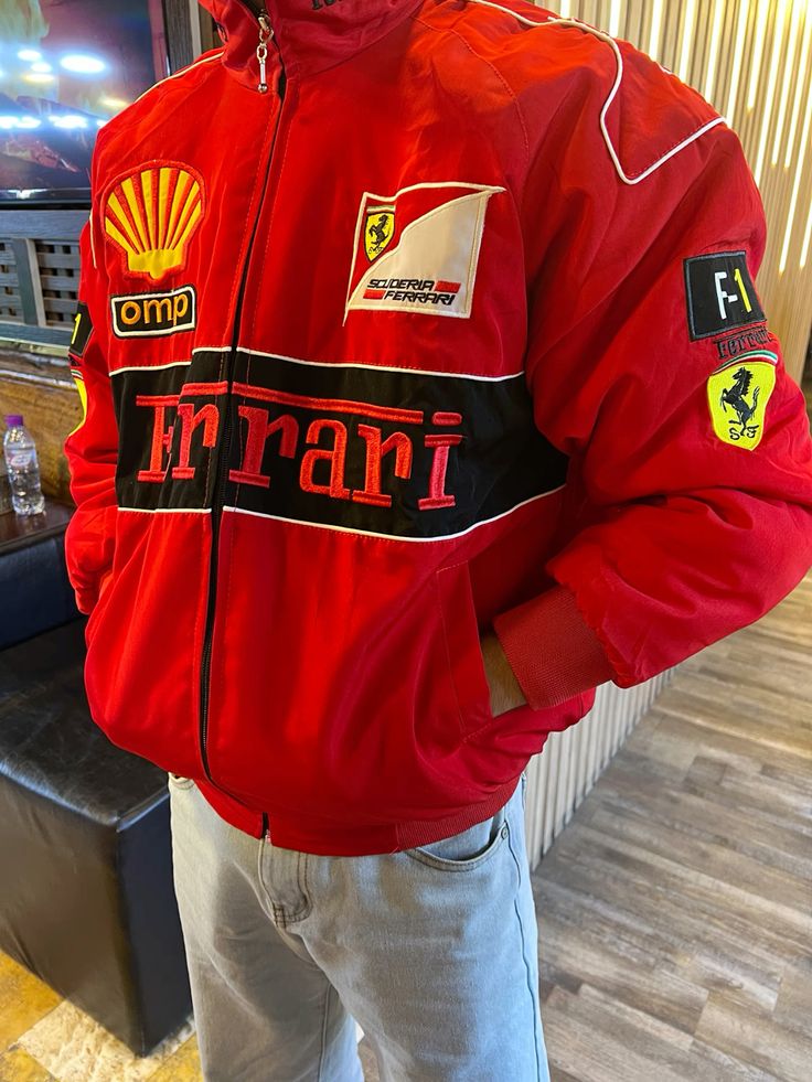 FERRARI FI JACKET RED